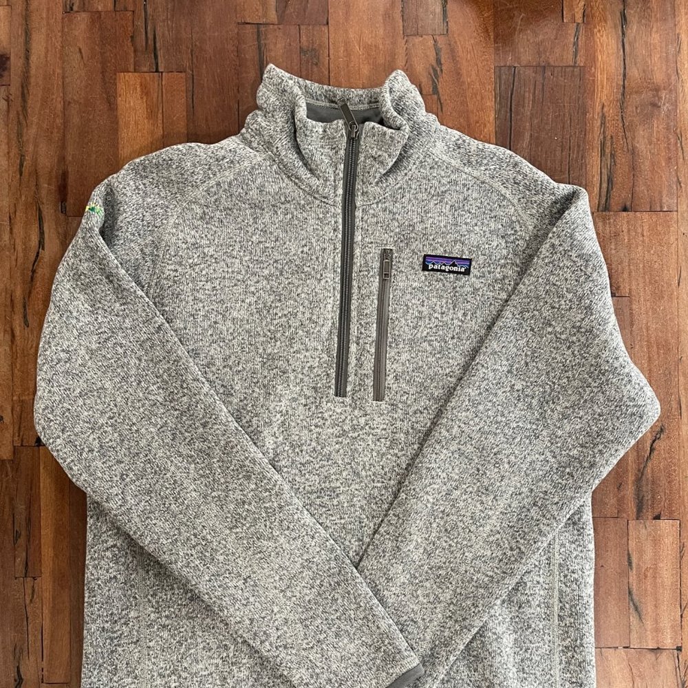Patagonia Men's Better Sweater Quarter Zip with Left Arm Embroidery
